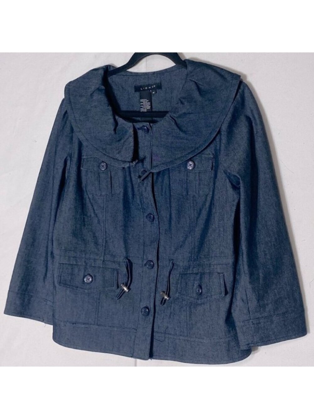 LIGHT Chambray Petticoat Jacket M